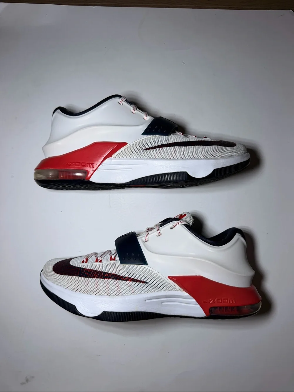 Nike KD 7 USA 653996 146 White Obsidian University Red size 8.5